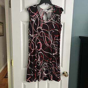 Keren Hart large dress. Red, white and black.